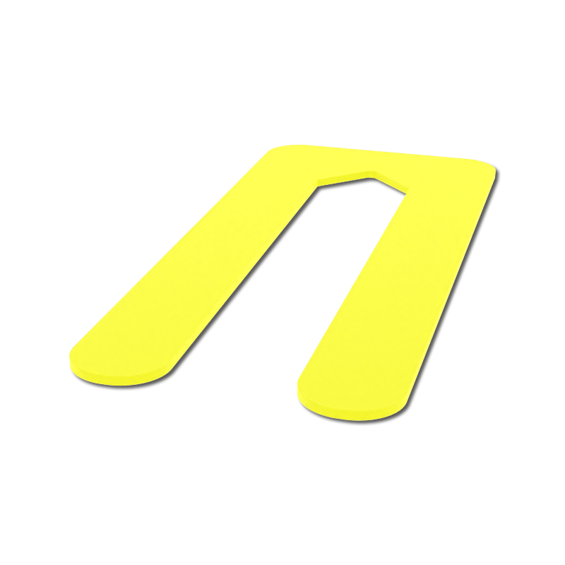 Stelplaat 80x34x1 (5oo st)