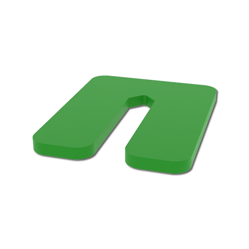 Stelplaat 80x65x5 (5oo st)