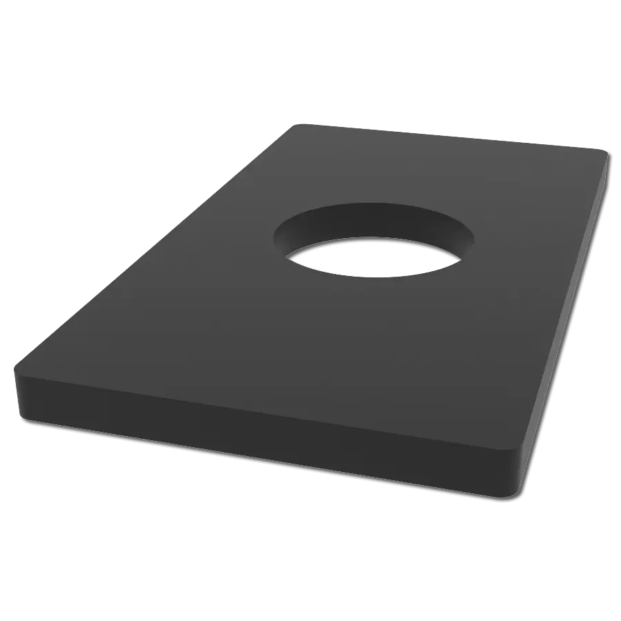 Vulplaat 90x50x5 (5oo st) 