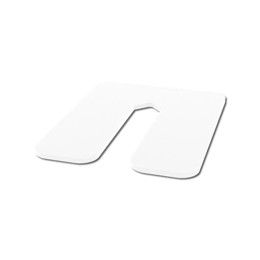 [6180] Stelplaat 80x65x2 (5oo st)