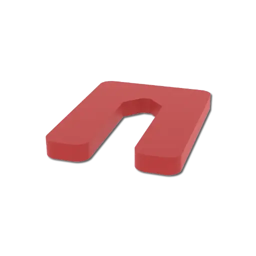 [1314] Stelplaat 40x30x4 (5oo st)